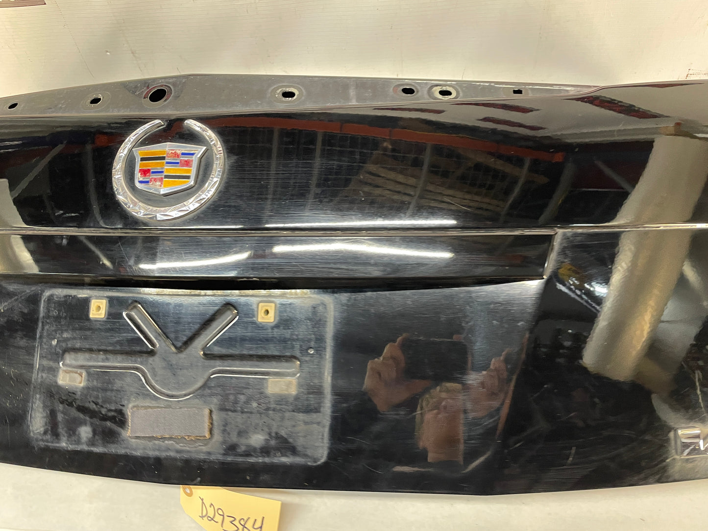 2010 Cadillac CTS-V Sedan Trunk Deck Lid Black OEM