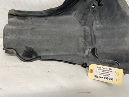 2006 Pontiac GTO LH Driver Rear Wheel Well House Fender Liner OEM - Day's Parts Yard