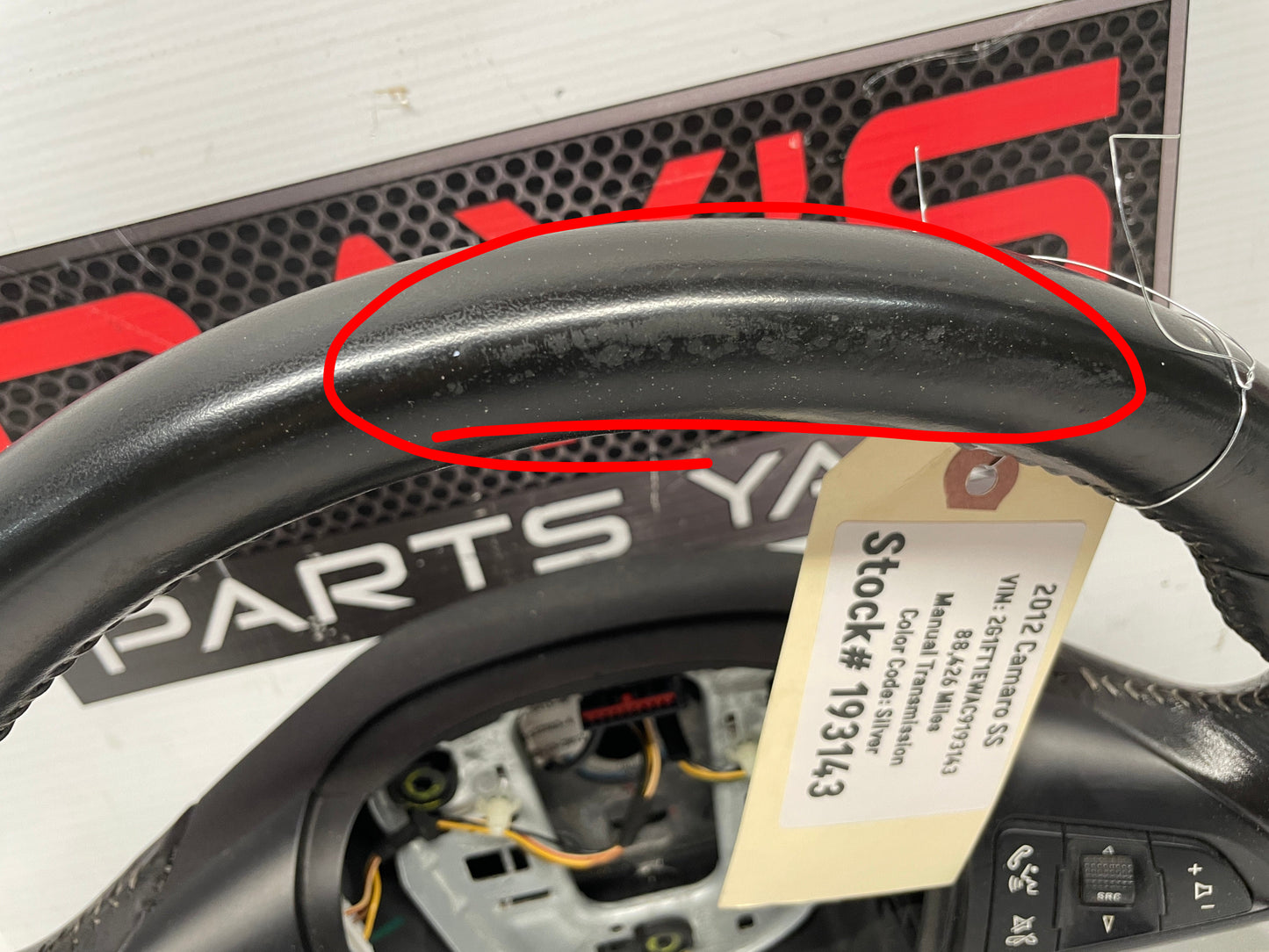 2012 Chevy Camaro SS Steering Wheel OEM - Day's Parts Yard