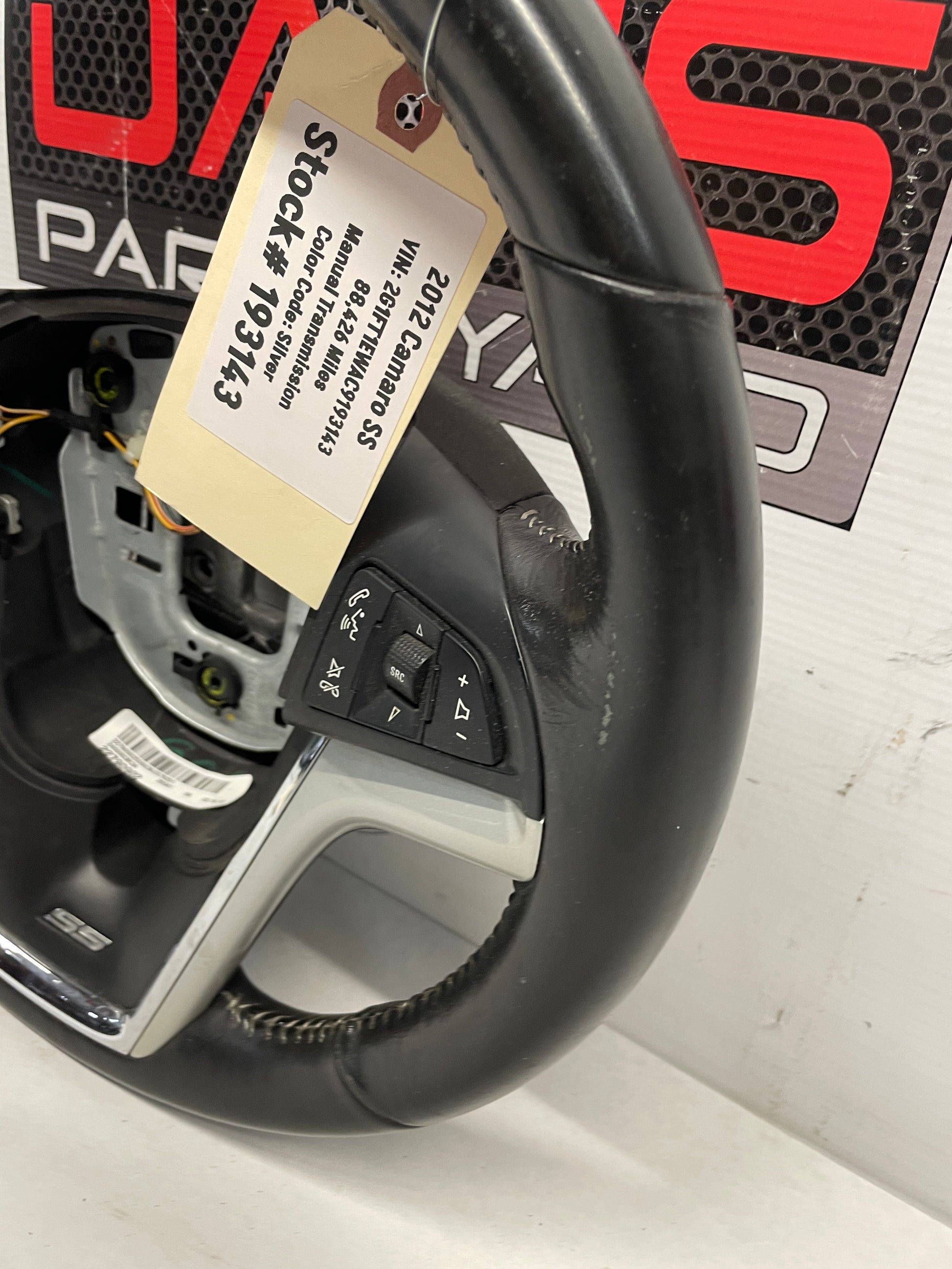 2012 Chevy Camaro SS Steering Wheel OEM - Day's Parts Yard