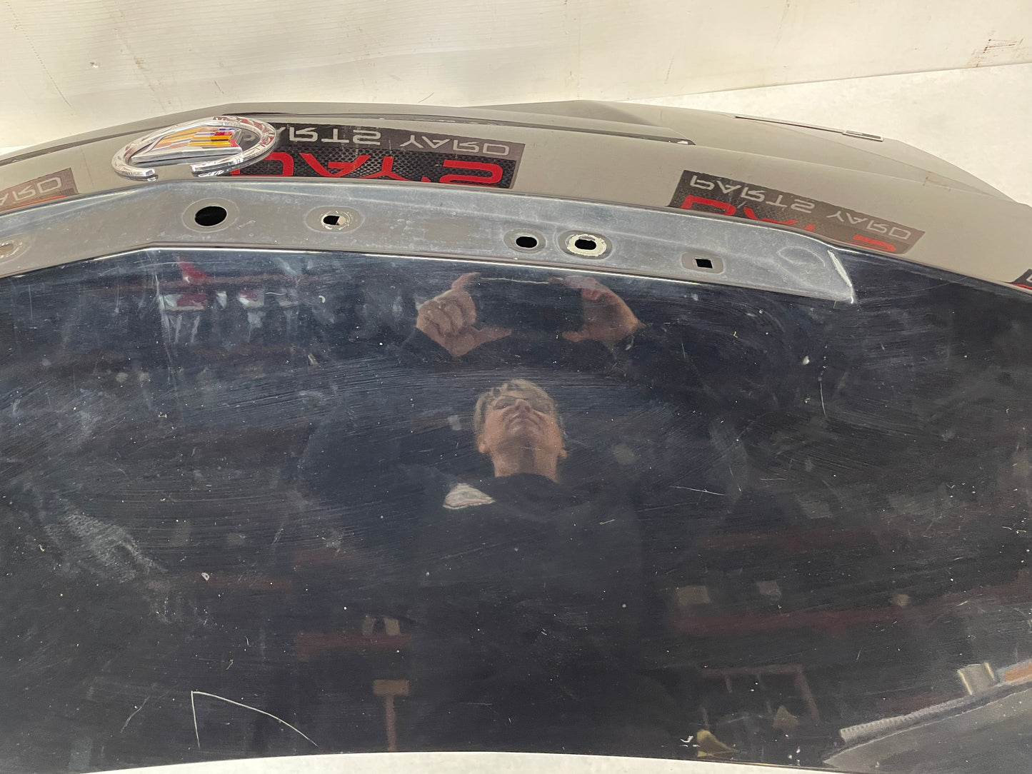 2010 Cadillac CTS-V Sedan Trunk Deck Lid Black OEM