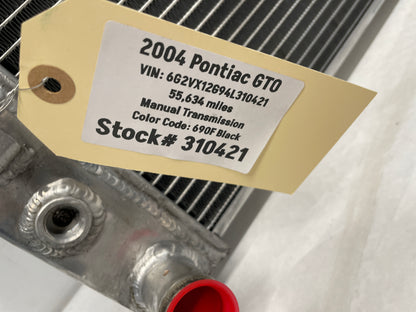 2004 Pontiac GTO Mishimoto Radiator OEM - Day's Parts Yard