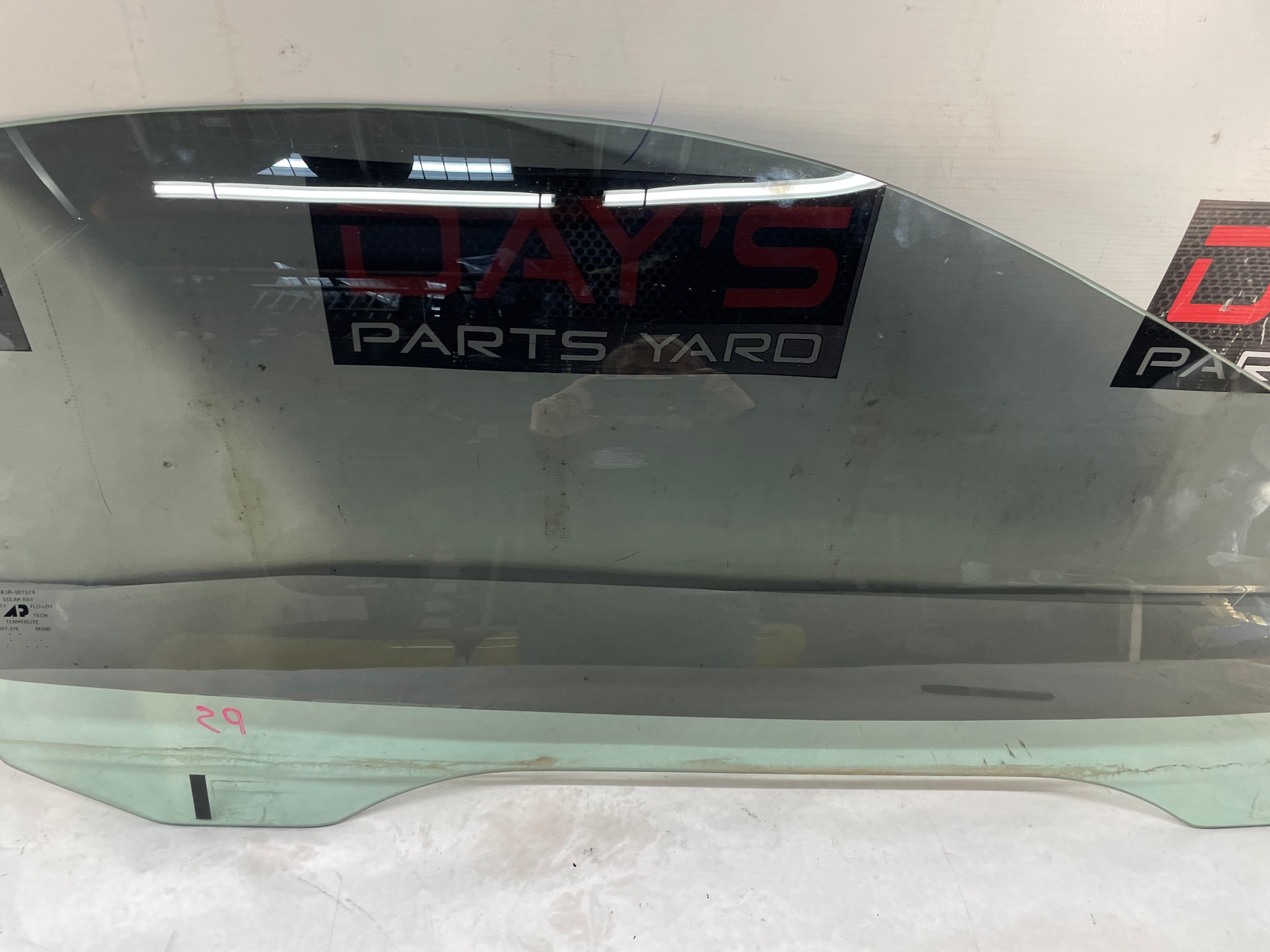 2004 Chevy C5 Corvette Z06 RH Passenger Front Door Window Glass OEM - Day's Parts Yard