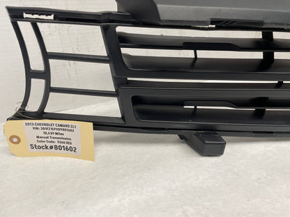 2013 Chevy Camaro ZL1 Front Bumper Fascia Upper Plastic Grille OEM - Day's Parts Yard