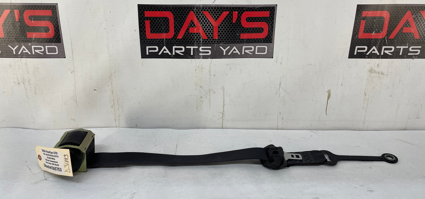 2004 Pontiac GTO LH Driver Front Seatbelt Retractors OEM - Day's Parts Yard