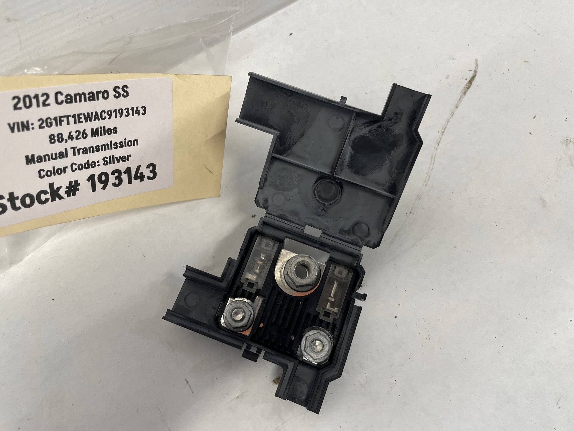 2012 Chevy Camaro SS Delphi Battery Body Wiring Harness Fuse OEM - Day's Parts Yard