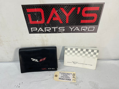 2004 Chevy C5 Corvette Z06 Owners Manual Book Booklet OEM - Day's Parts Yard