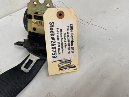 2004 Pontiac GTO LH Driver Rear Seat Belt Seatbelt Retractors OEM - Day's Parts Yard