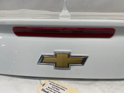 2014 Chevy Camaro ZL1 Convertible Trunk Deck Lid w/ Shark Fin Antenna White OEM
