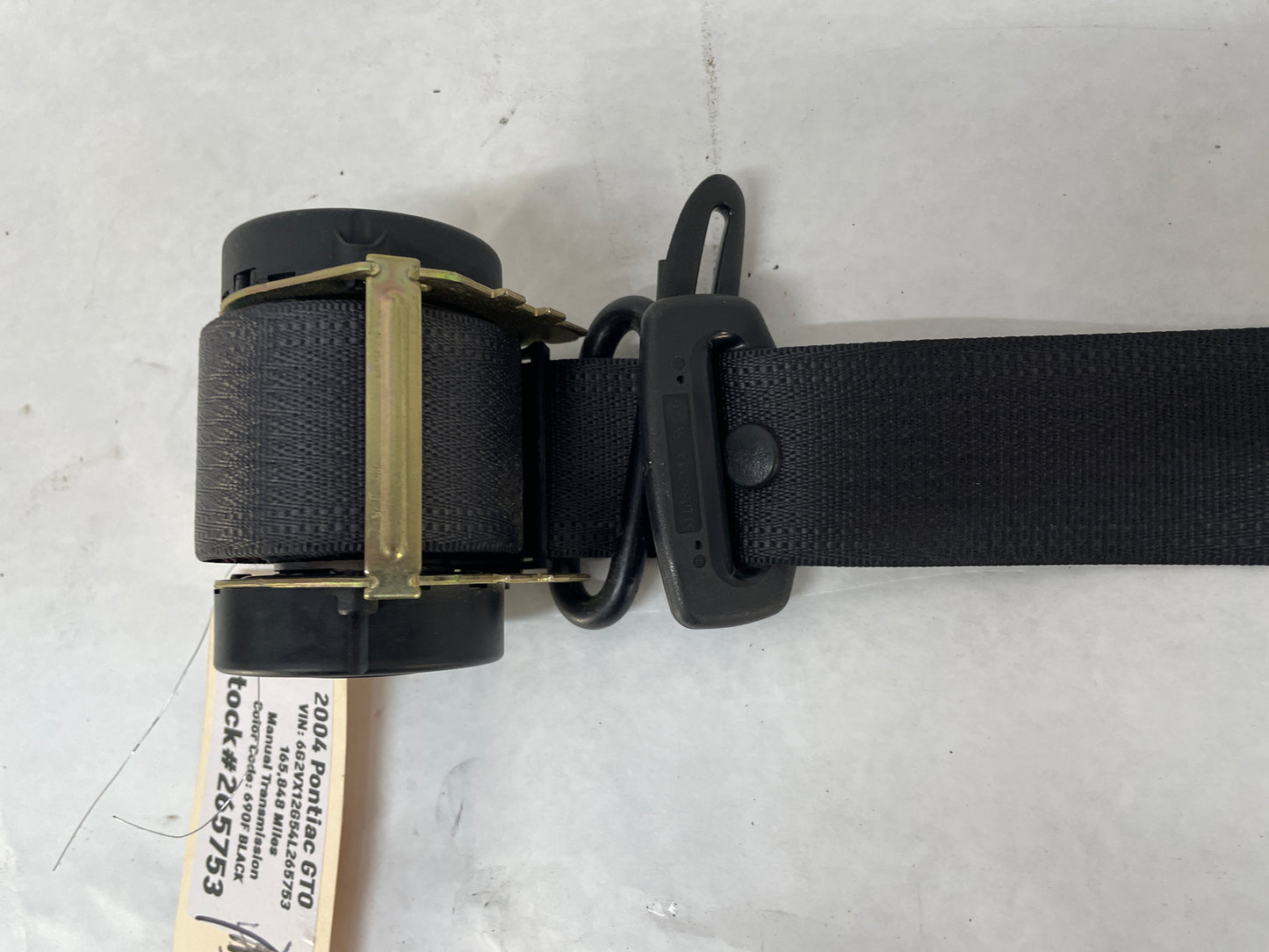 2004 Pontiac GTO LH Driver Rear Seat Belt Seatbelt Retractors OEM - Day's Parts Yard