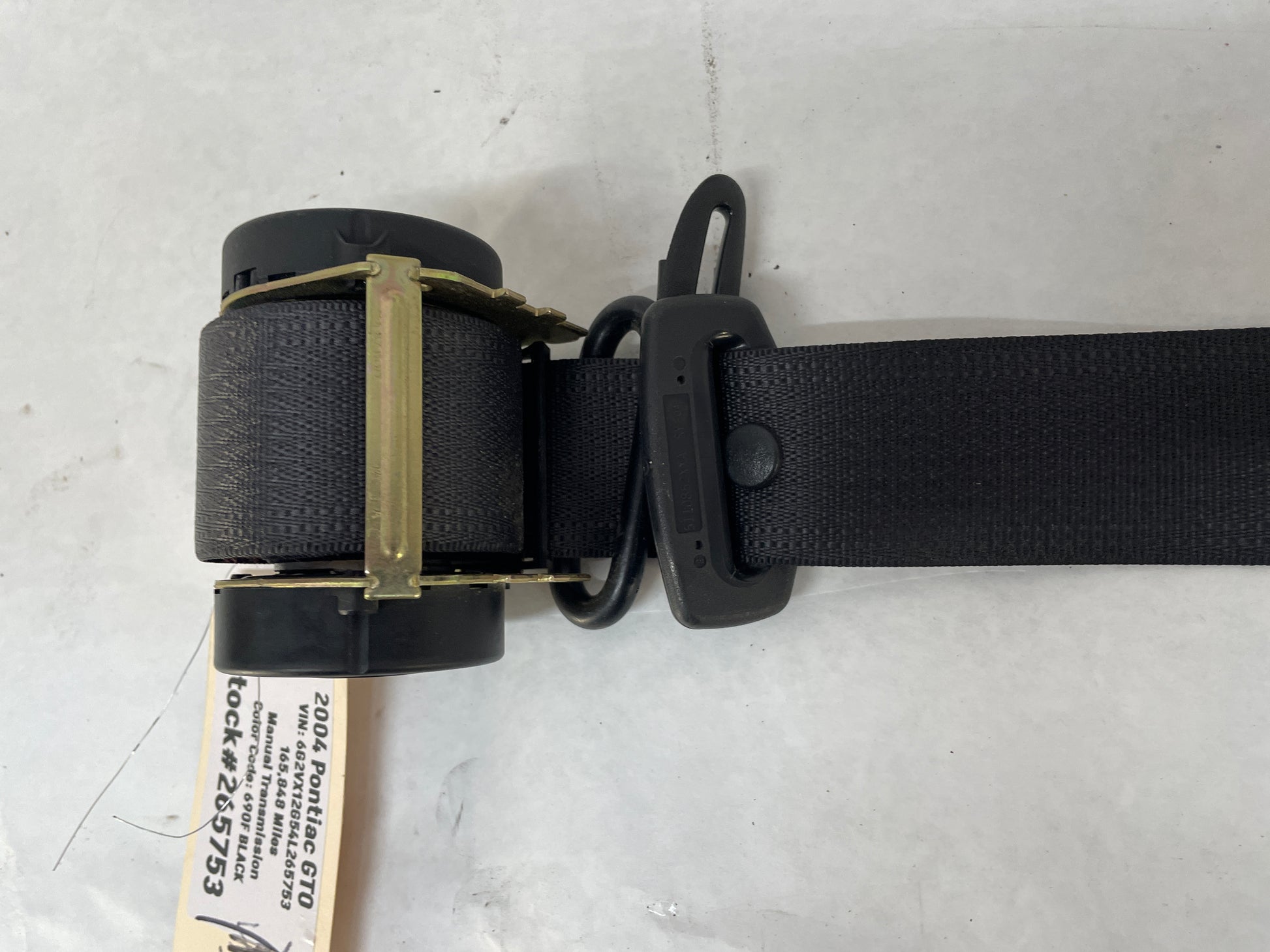 2004 Pontiac GTO LH Driver Rear Seat Belt Seatbelt Retractors OEM - Day's Parts Yard
