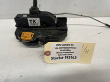 2012 Chevy Camaro SS LH Driver Door Lock Latch Actuator OEM - Day's Parts Yard