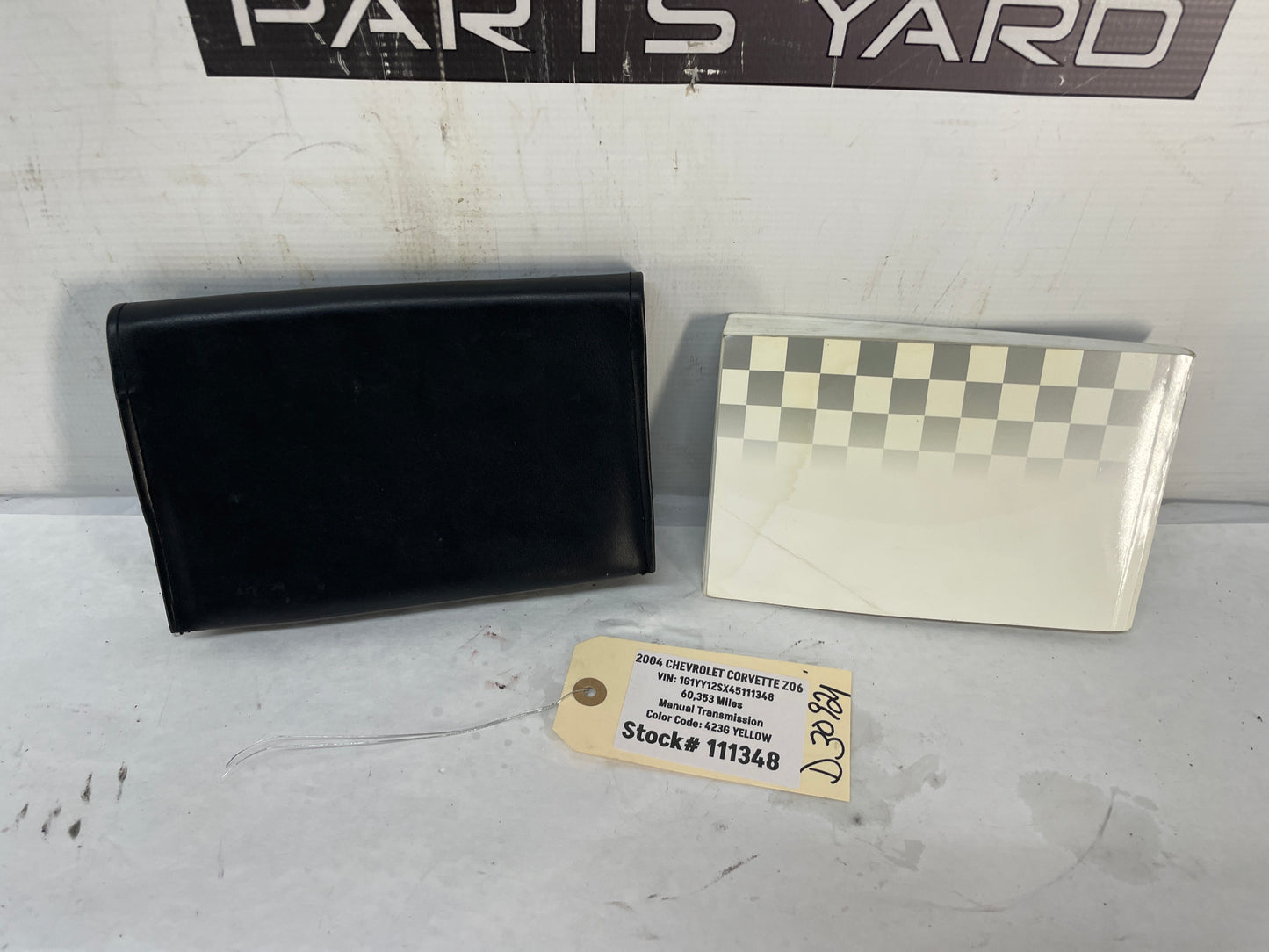 2004 Chevy C5 Corvette Z06 Owners Manual Book Booklet OEM - Day's Parts Yard