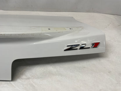 2014 Chevy Camaro ZL1 Convertible Trunk Deck Lid w/ Shark Fin Antenna White OEM