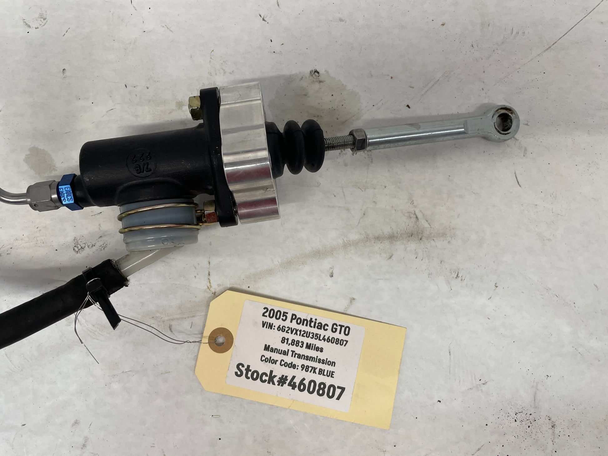 2004-2006 Pontiac GTO Tick Performance Adjustable Clutch Master Cylinder Kit - Day's Parts Yard