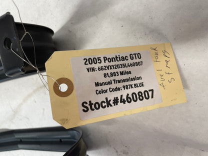 2005 Pontiac GTO Gas Fuel Tank Straps Mounting Brackets Supports OEM - Day's Parts Yard