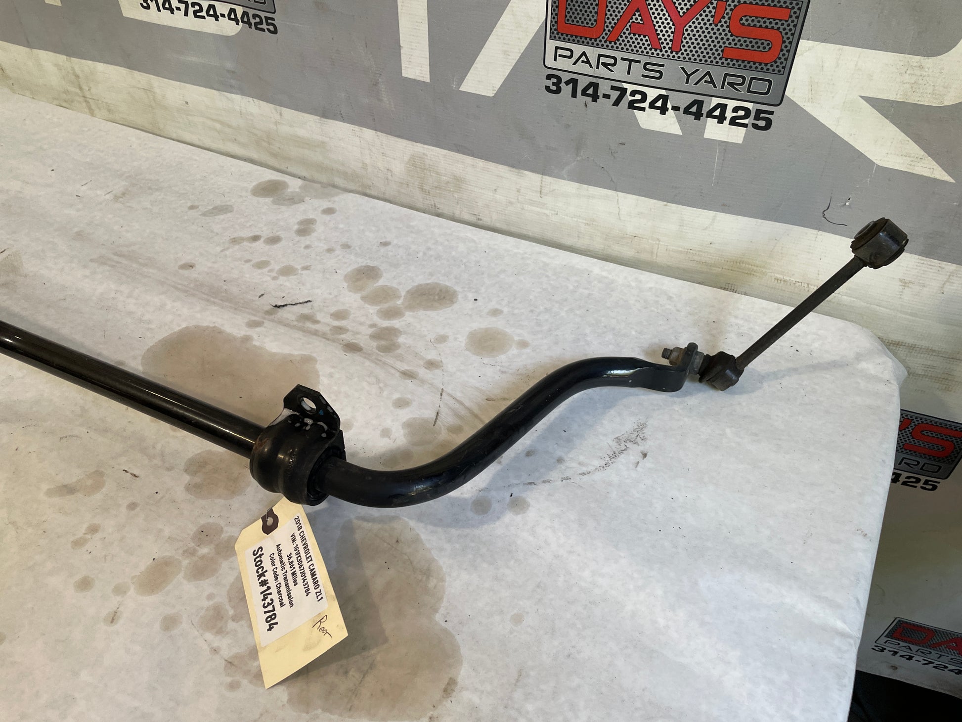 2018 Chevy Camaro ZL1 Rear Sway Bar OEM - Day's Parts Yard
