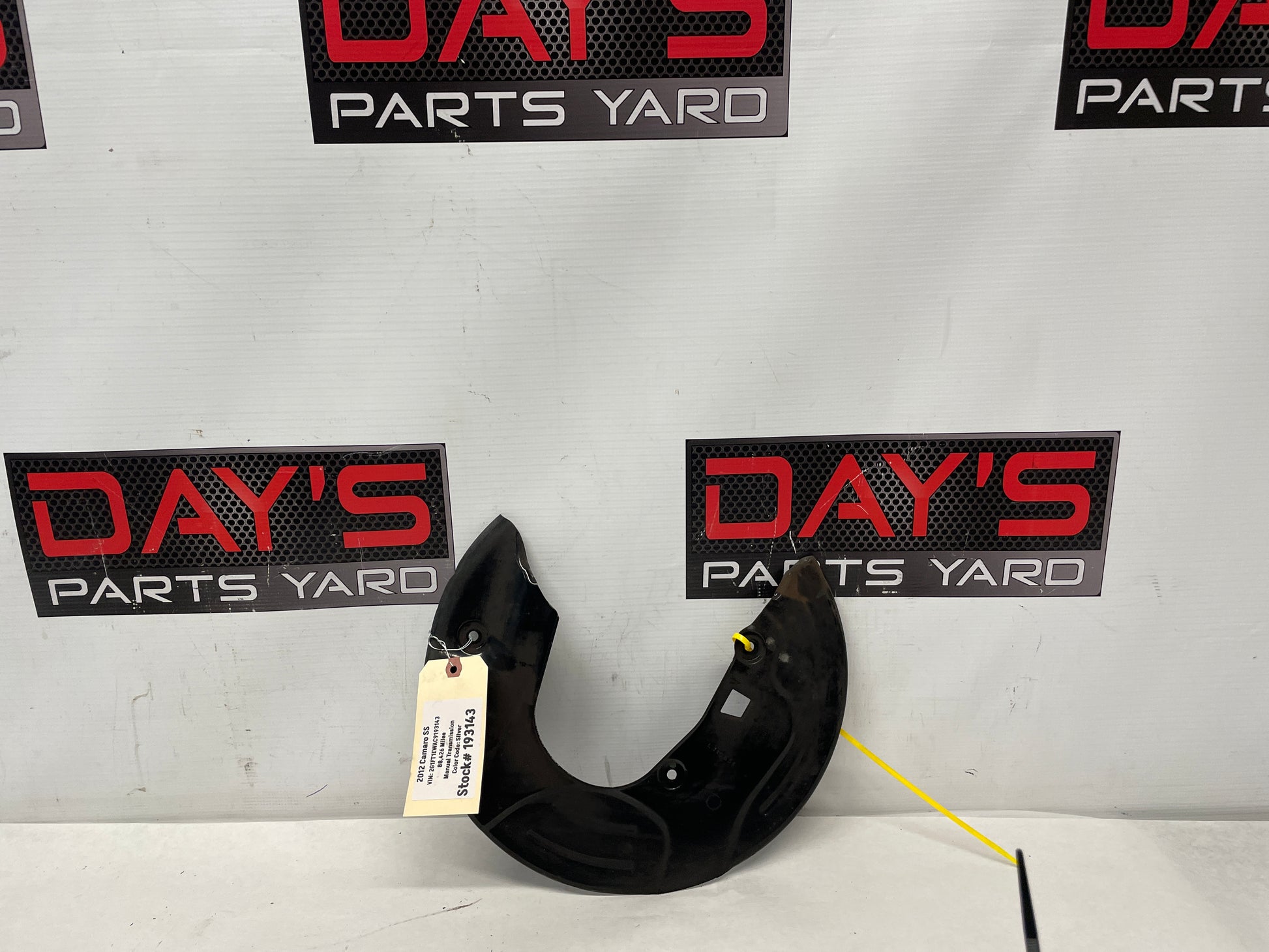 2012 Chevy Camaro SS LH Driver Front Brake Rotor Dust Shield OEM - Day's Parts Yard