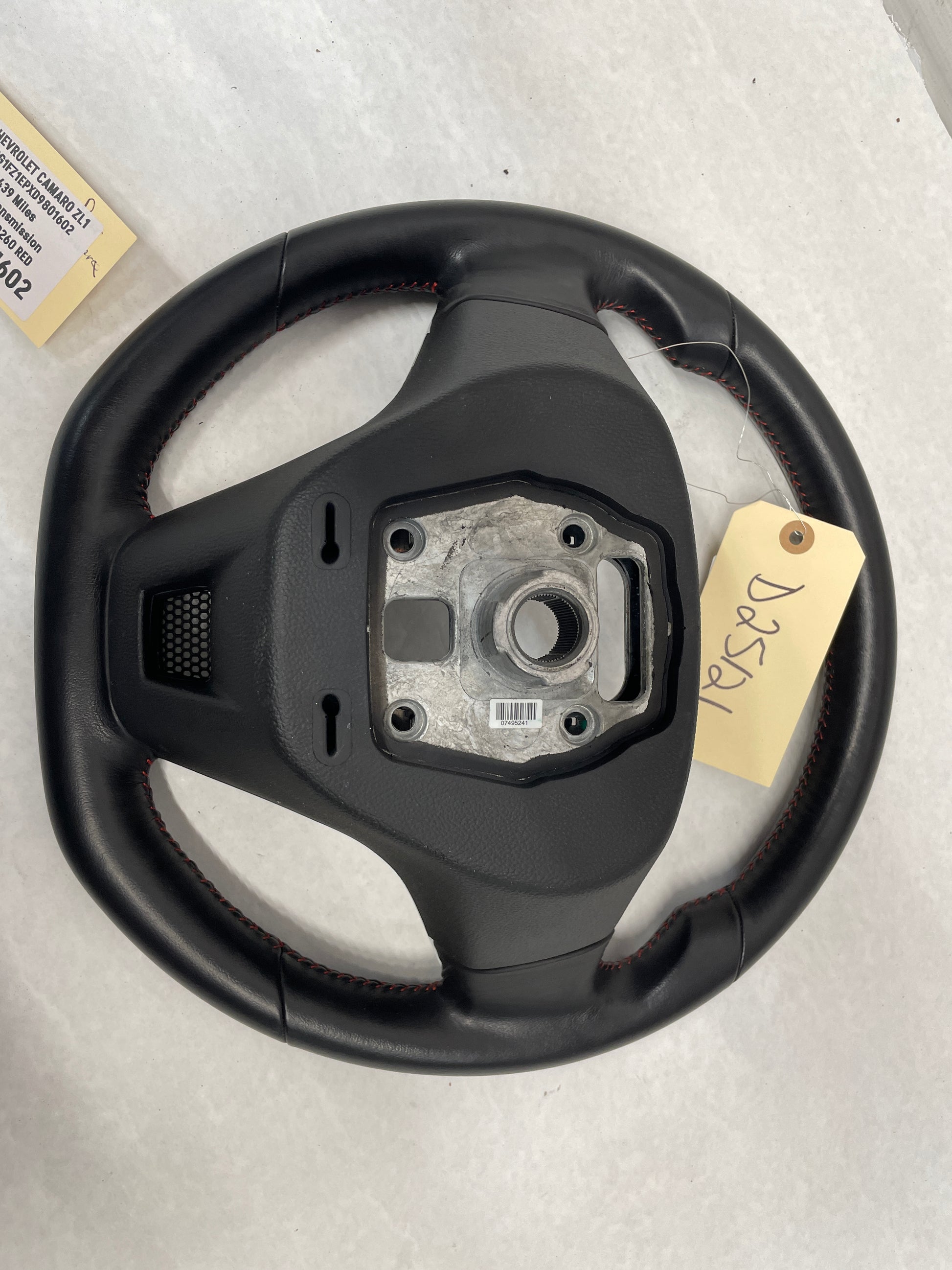 2013 Chevy Camaro ZL1 Steering Wheel w/ Buttons Black Leather OEM - Day's Parts Yard