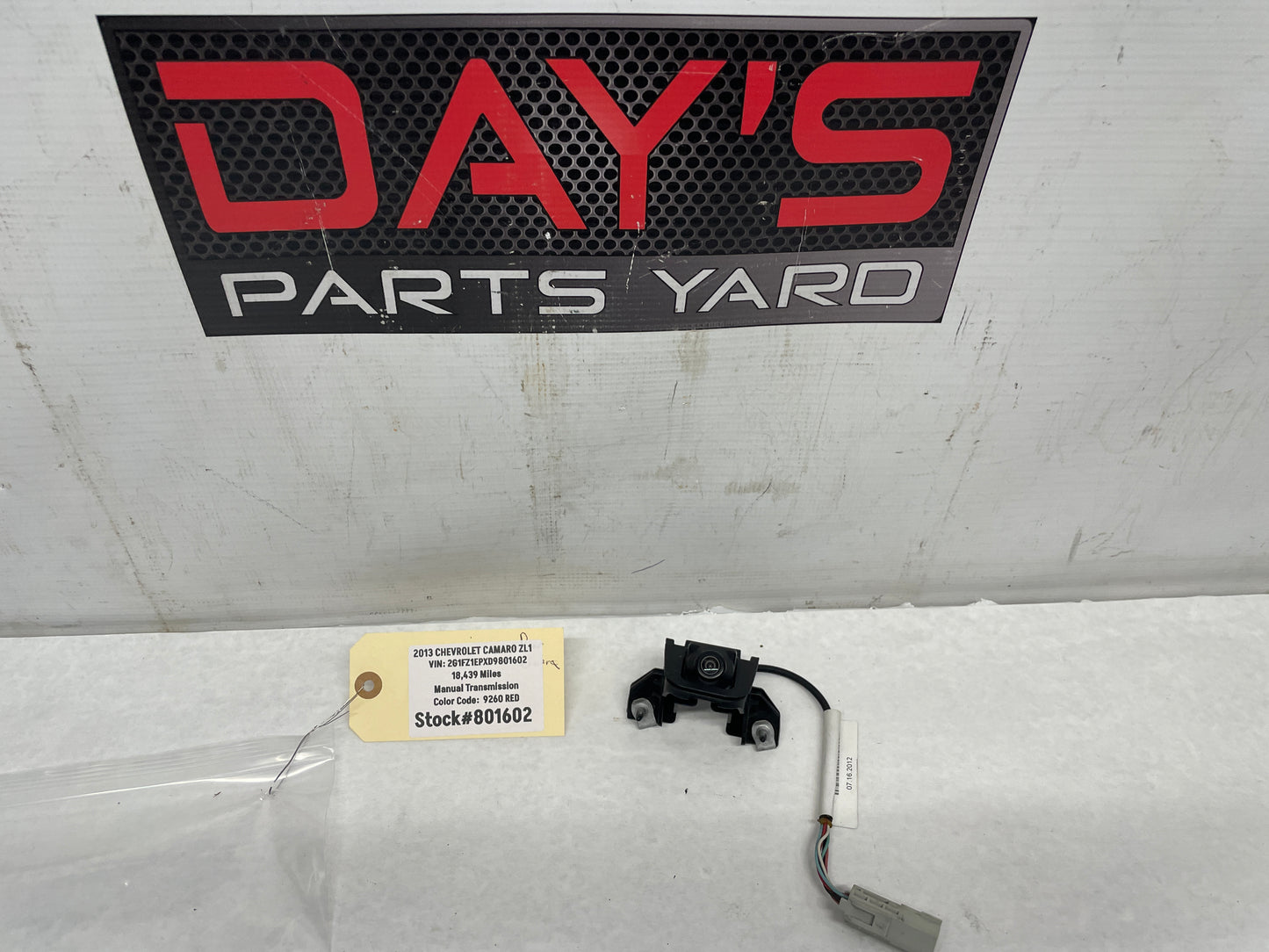 2013 Chevy Camaro ZL1 Rear Back Up Camera OEM - Day's Parts Yard