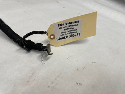 2004 Pontiac GTO Starter Alternator Positive Negative Battery Cable Wire Wiring Harness OEM - Day's Parts Yard