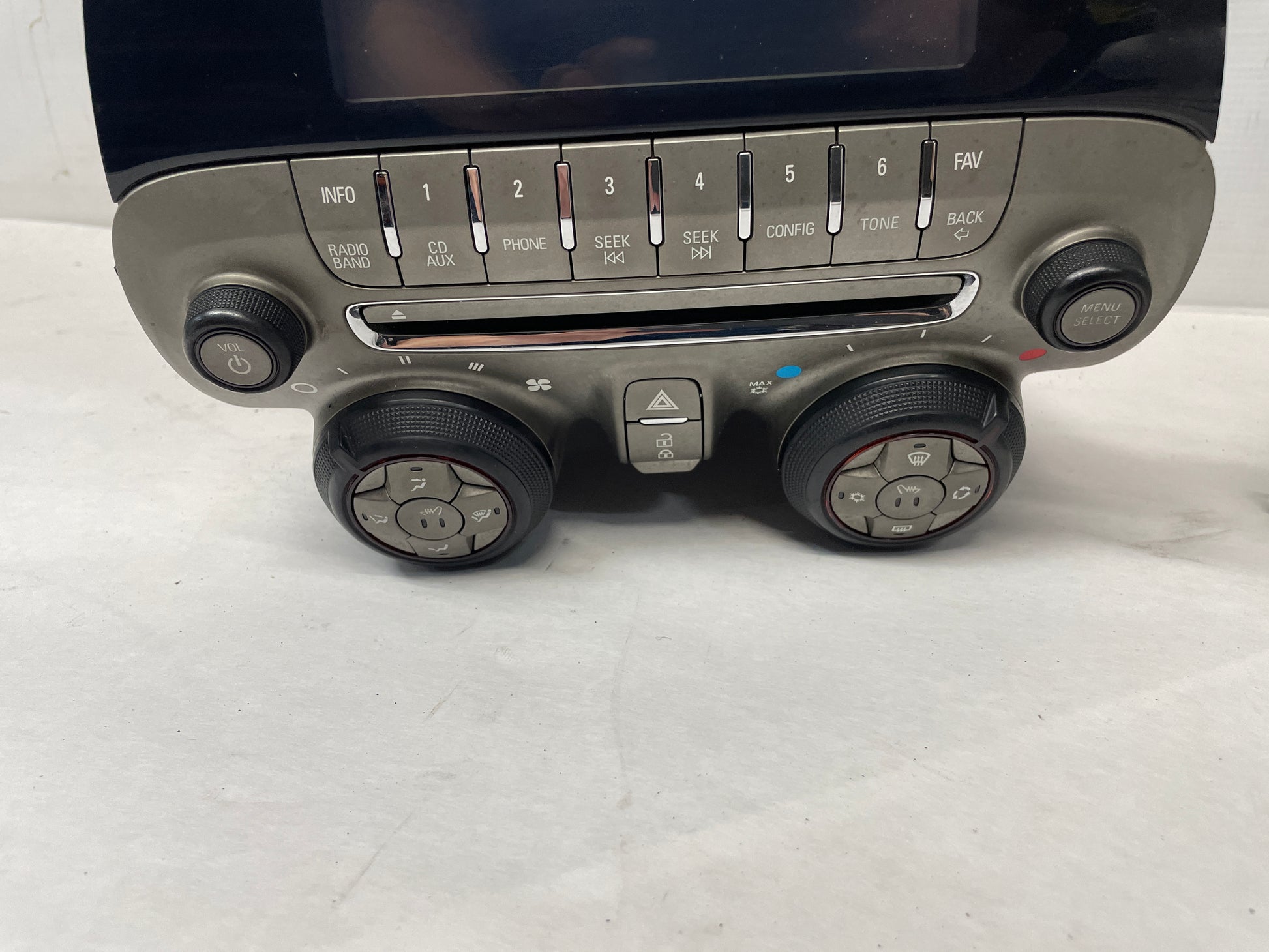 2012 Chevy Camaro SS Radio Stereo HVAC Controls Display Unit w/ Receiver OEM - Day's Parts Yard