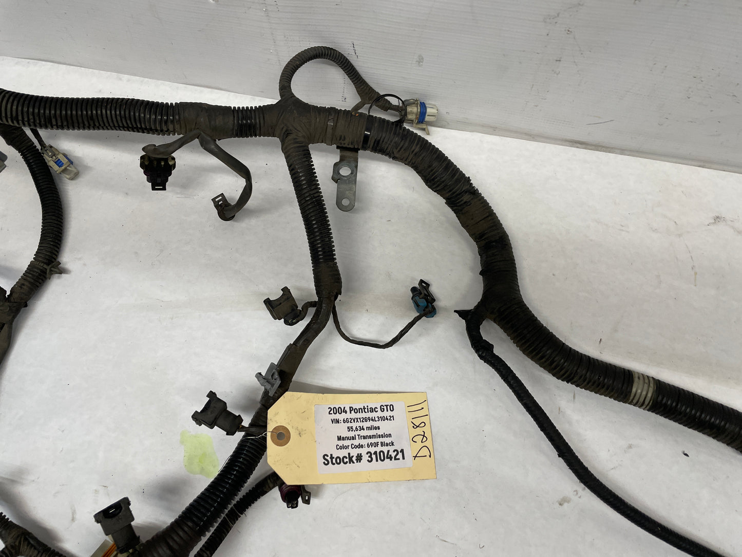2004 Pontiac GTO Engine Wire Wiring Harness OEM - Day's Parts Yard