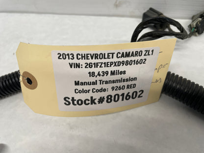 2013 Chevy Camaro ZL1 Rear Bumper Wire Wiring Harness OEM - Day's Parts Yard