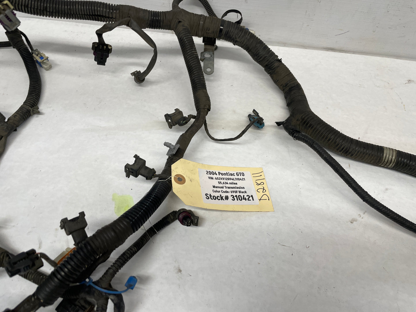 2004 Pontiac GTO Engine Wire Wiring Harness OEM - Day's Parts Yard