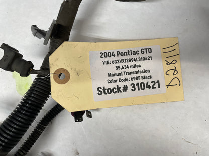 2004 Pontiac GTO Engine Wire Wiring Harness OEM - Day's Parts Yard
