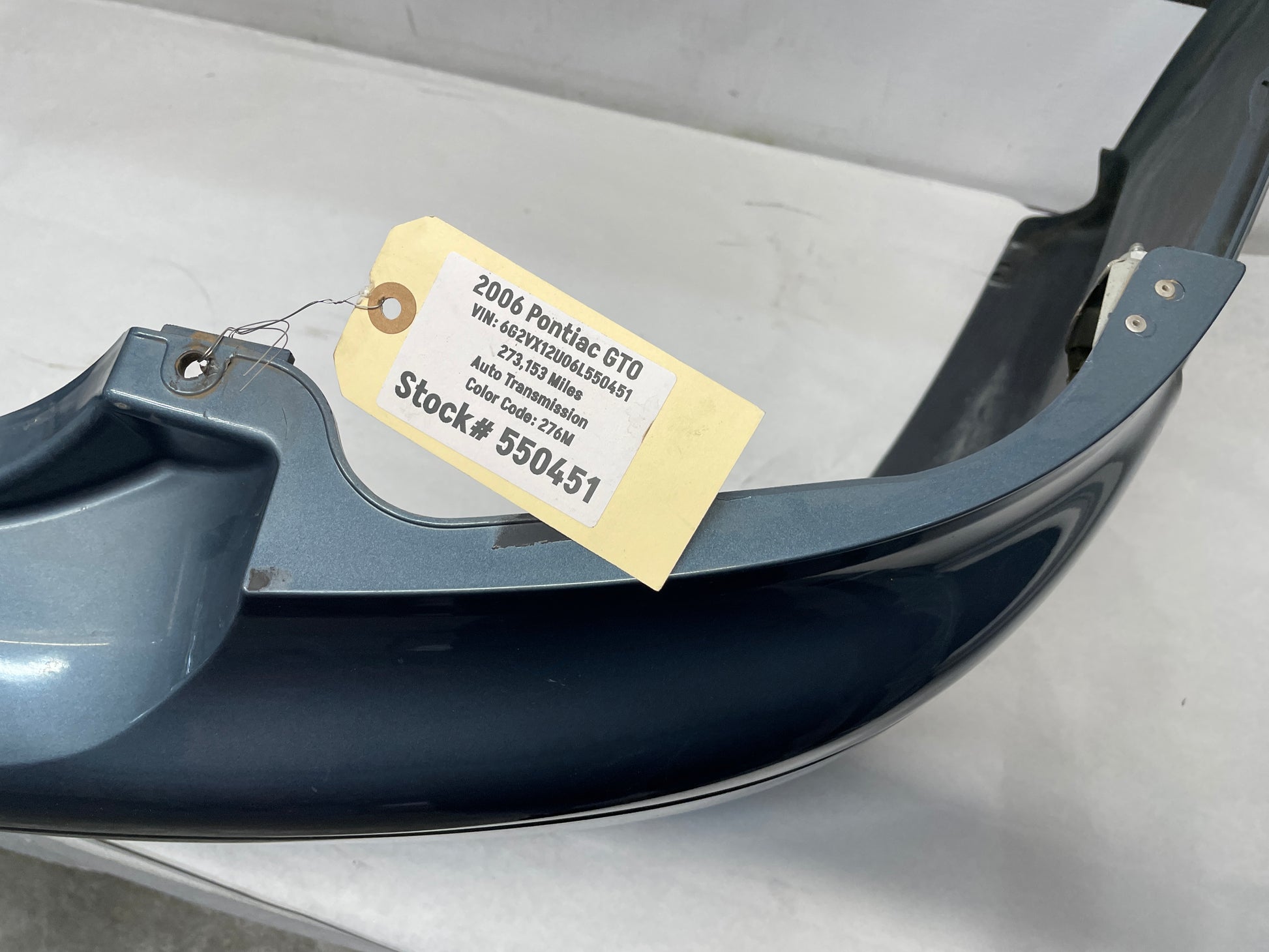 2006 Pontiac GTO Complete Rear Bumper Cover w/ Insert Valance Panel OEM - Day's Parts Yard