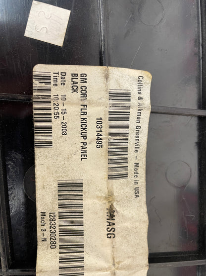 2004 Chevy C5 Corvette Z06 RH Passenger Footwell Floor Carpet Fuse Kick Panel Cover OEM - Day's Parts Yard