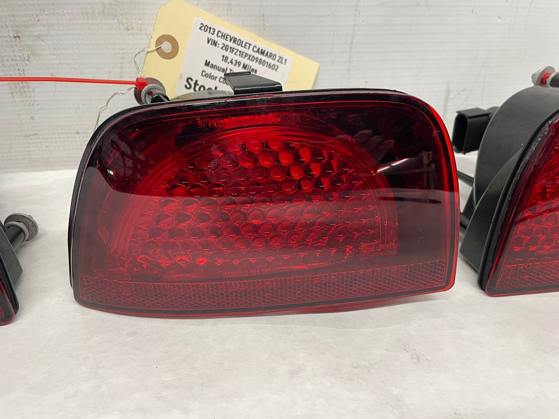 2013 Chevy Camaro ZL1 RH & LH Inner Taillight Tail Light OEM - Day's Parts Yard