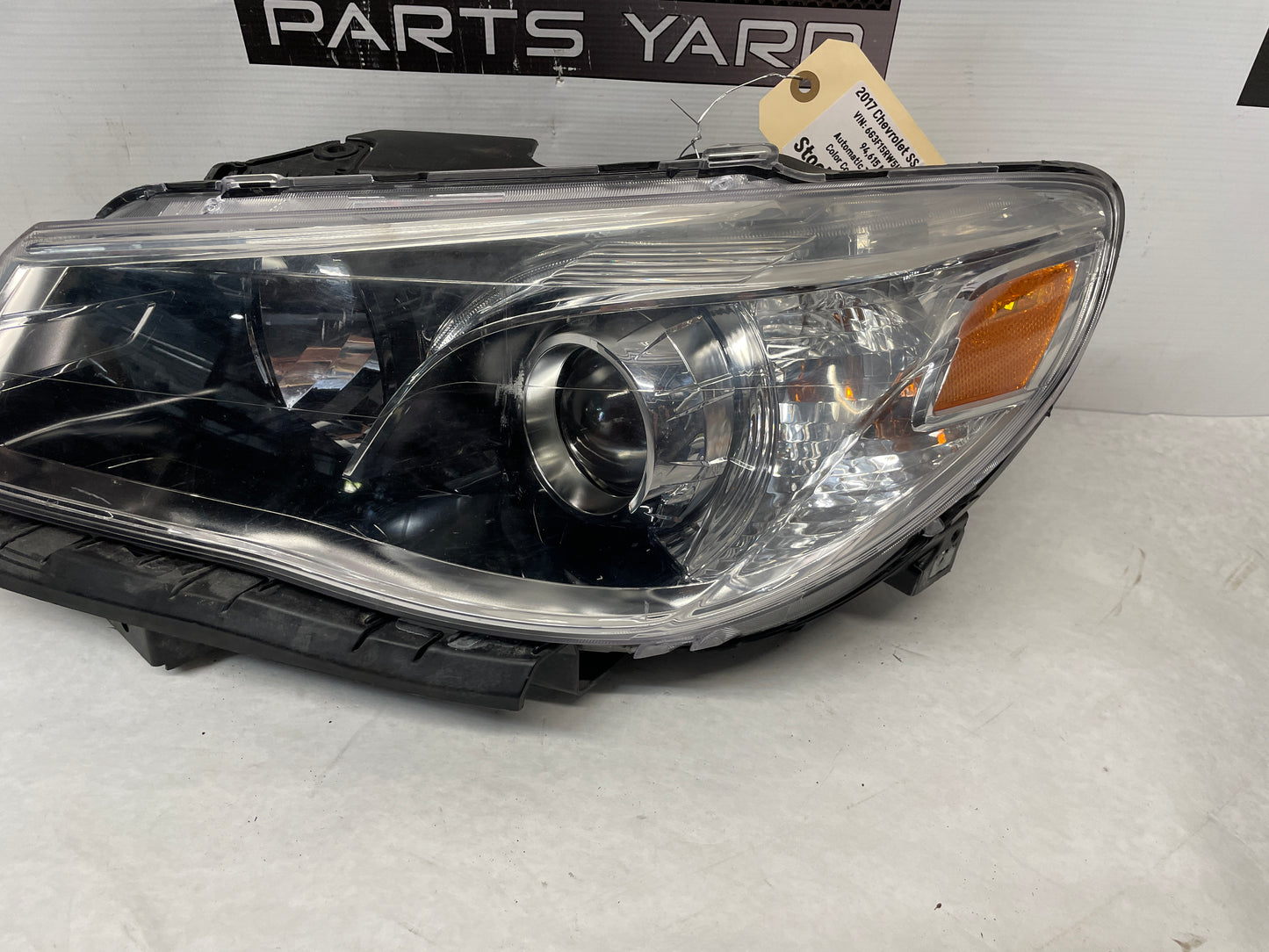 2017 Chevy SS Sedan LH Driver Head Light Lamp Headlight OEM - Day's Parts Yard