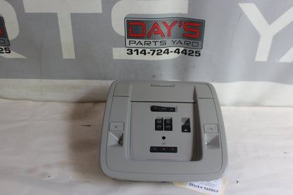 2014 GMC Sierra K1500 Denali Over Head Console Dome Light Compartment w/ Controls OEM - Day's Parts Yard