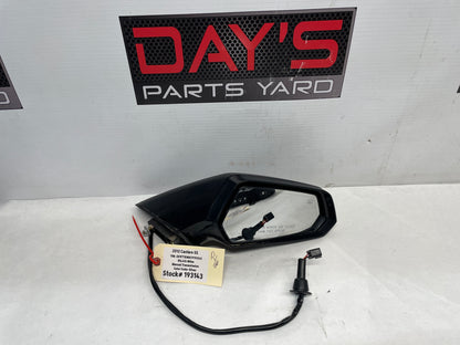 2012 Chevy Camaro SS RH Passenger Exterior Mirror Black OEM - Day's Parts Yard