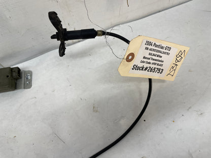 2004 Pontiac GTO Fuel Gas Door Lid Lock Actuator w/ Cable OEM - Day's Parts Yard