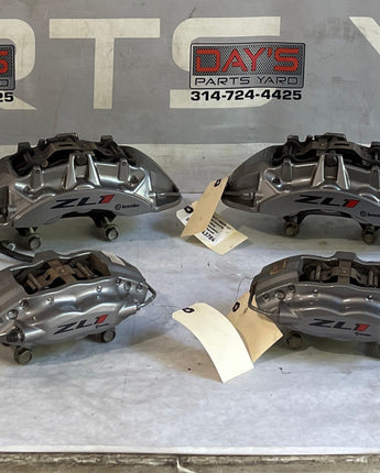 2018 Chevy Camaro ZL1 Brembo Brake Calipers and Rotors OEM