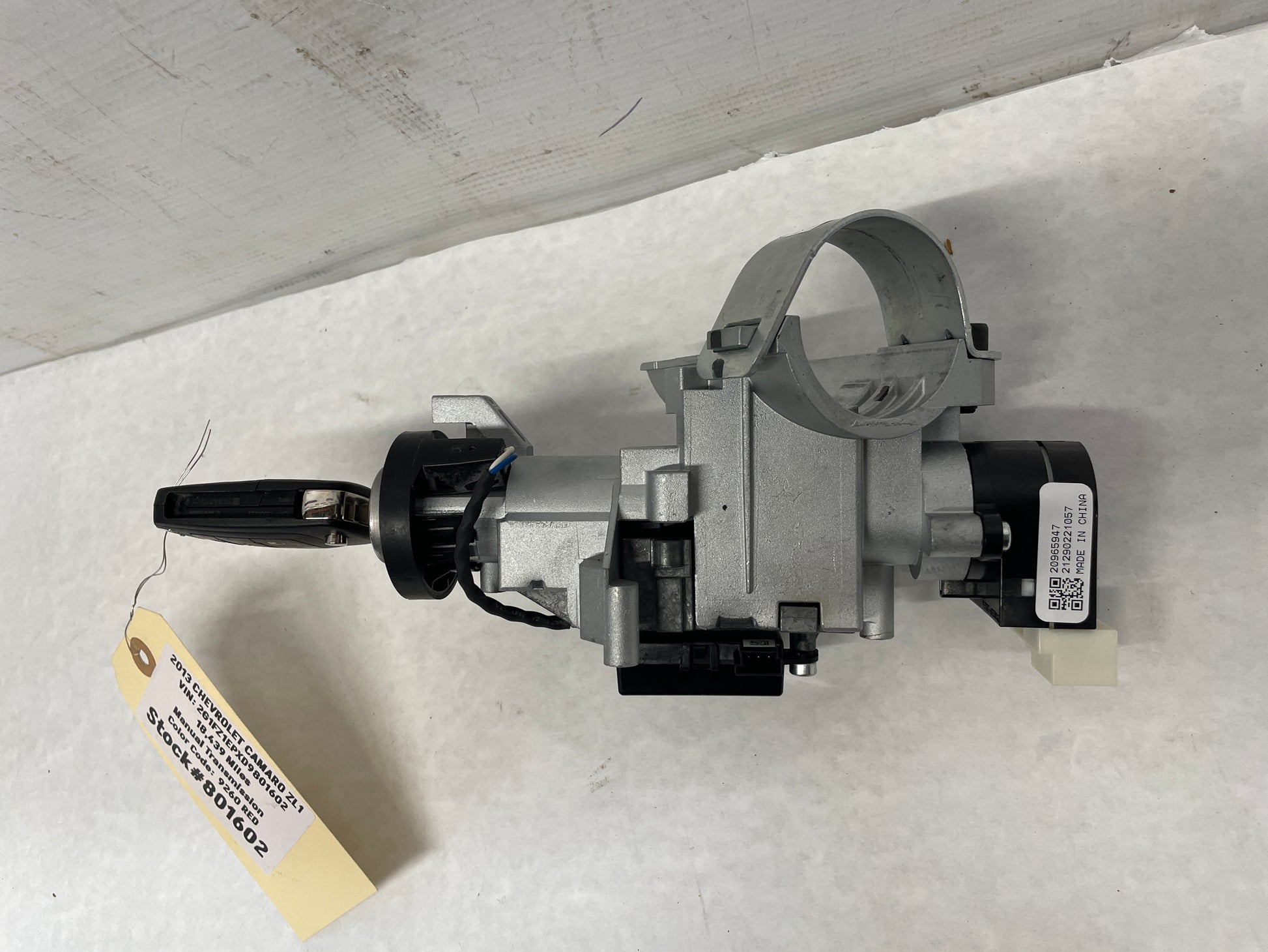 2013 Chevy Camaro ZL1 Starter/Theft Lock Modular and Key OEM - Day's Parts Yard
