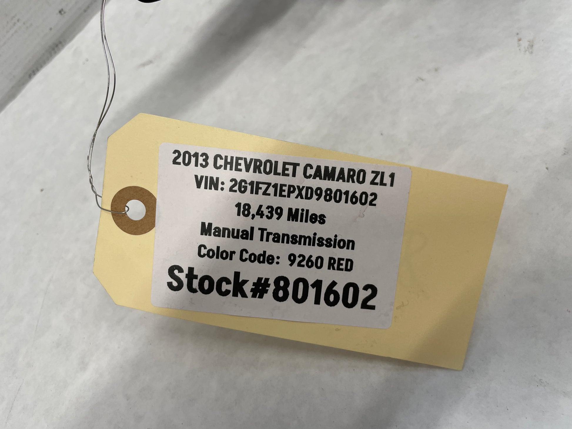 2013 Chevy Camaro ZL1 Starter/Theft Lock Modular and Key OEM - Day's Parts Yard