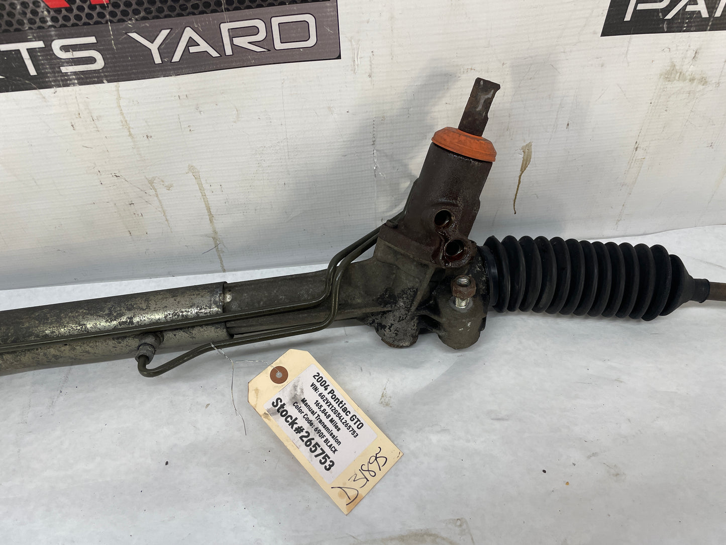 2004 Pontiac GTO Power Steering Rack and Pinion Gear OEM - Day's Parts Yard