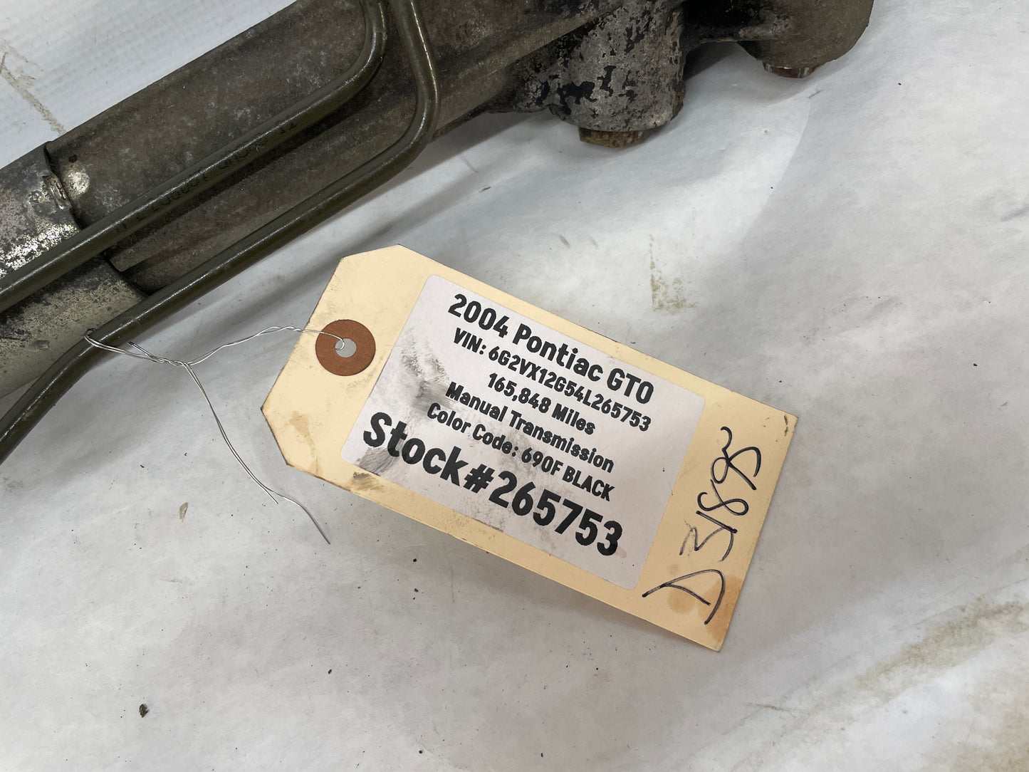 2004 Pontiac GTO Power Steering Rack and Pinion Gear OEM - Day's Parts Yard