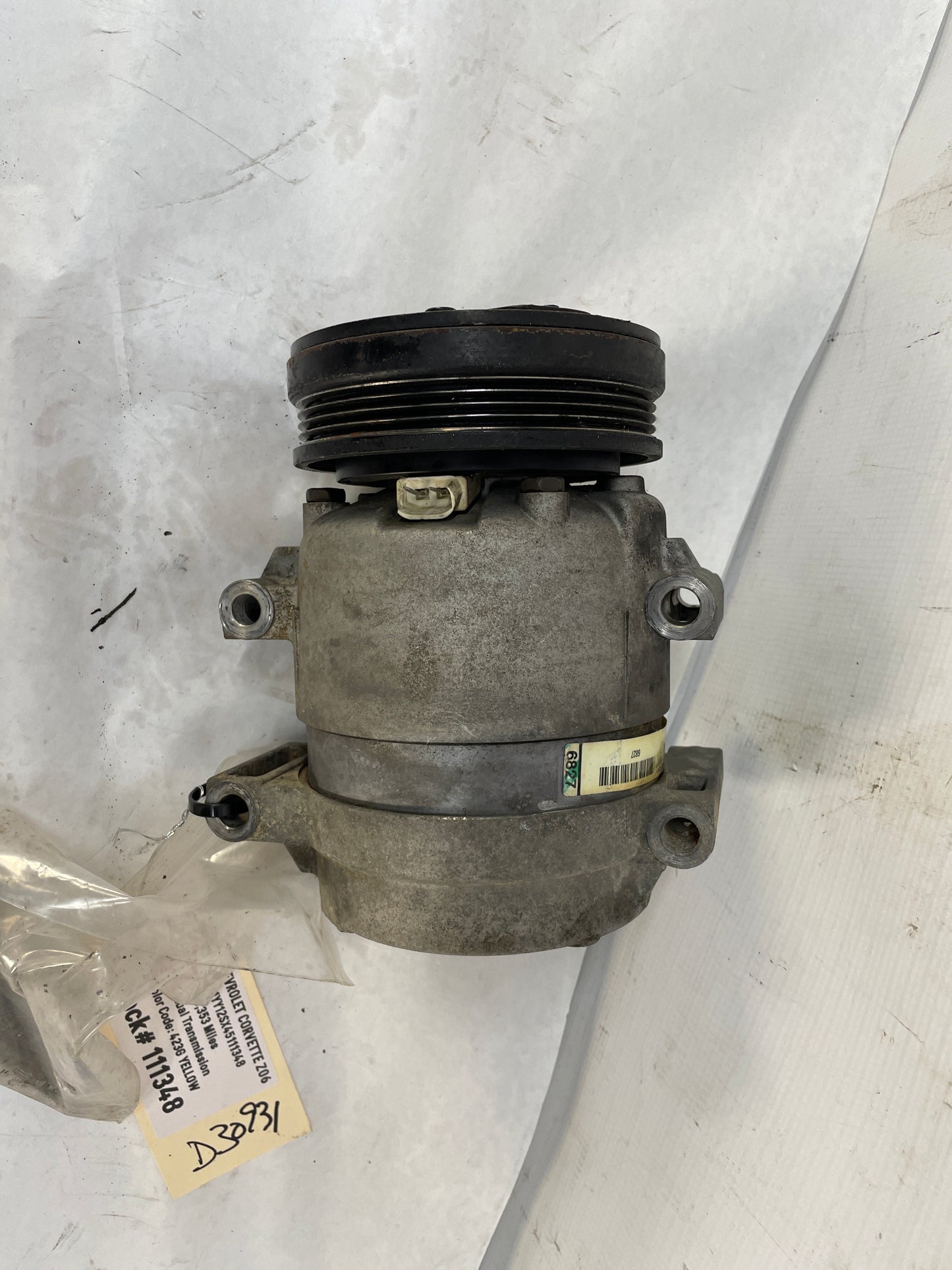 2004 Chevy C5 Corvette Z06 A/C Air Conditioner Compressor OEM - Day's Parts Yard