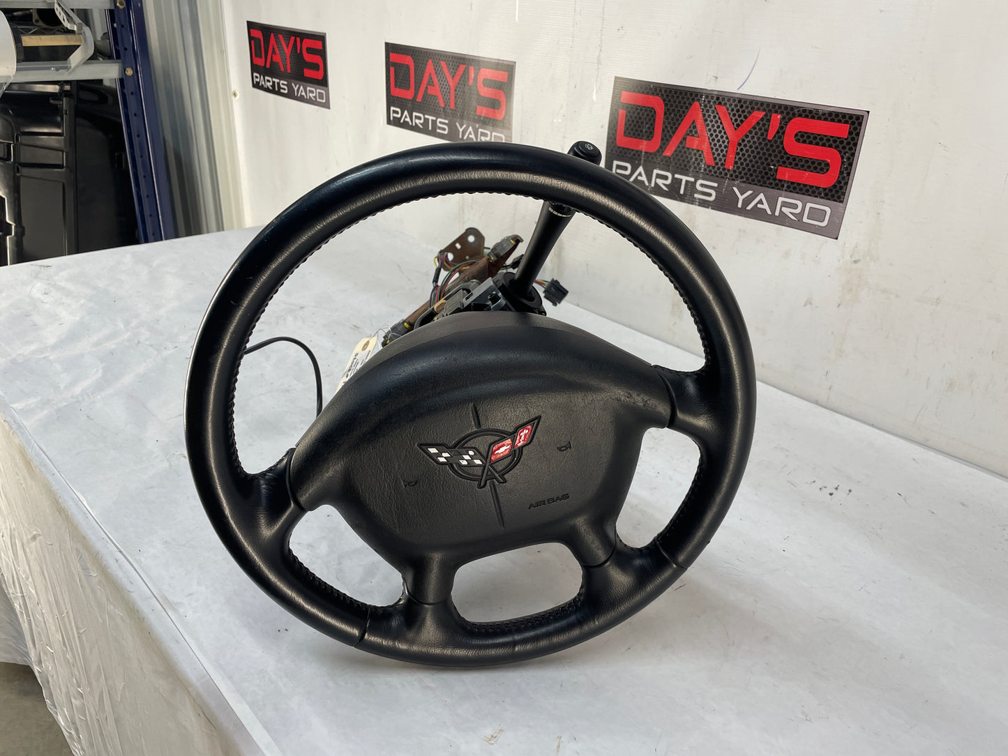 2004 Chevy C5 Corvette Z06 Complete Steering Column w/ Air Bag OEM - Day's Parts Yard