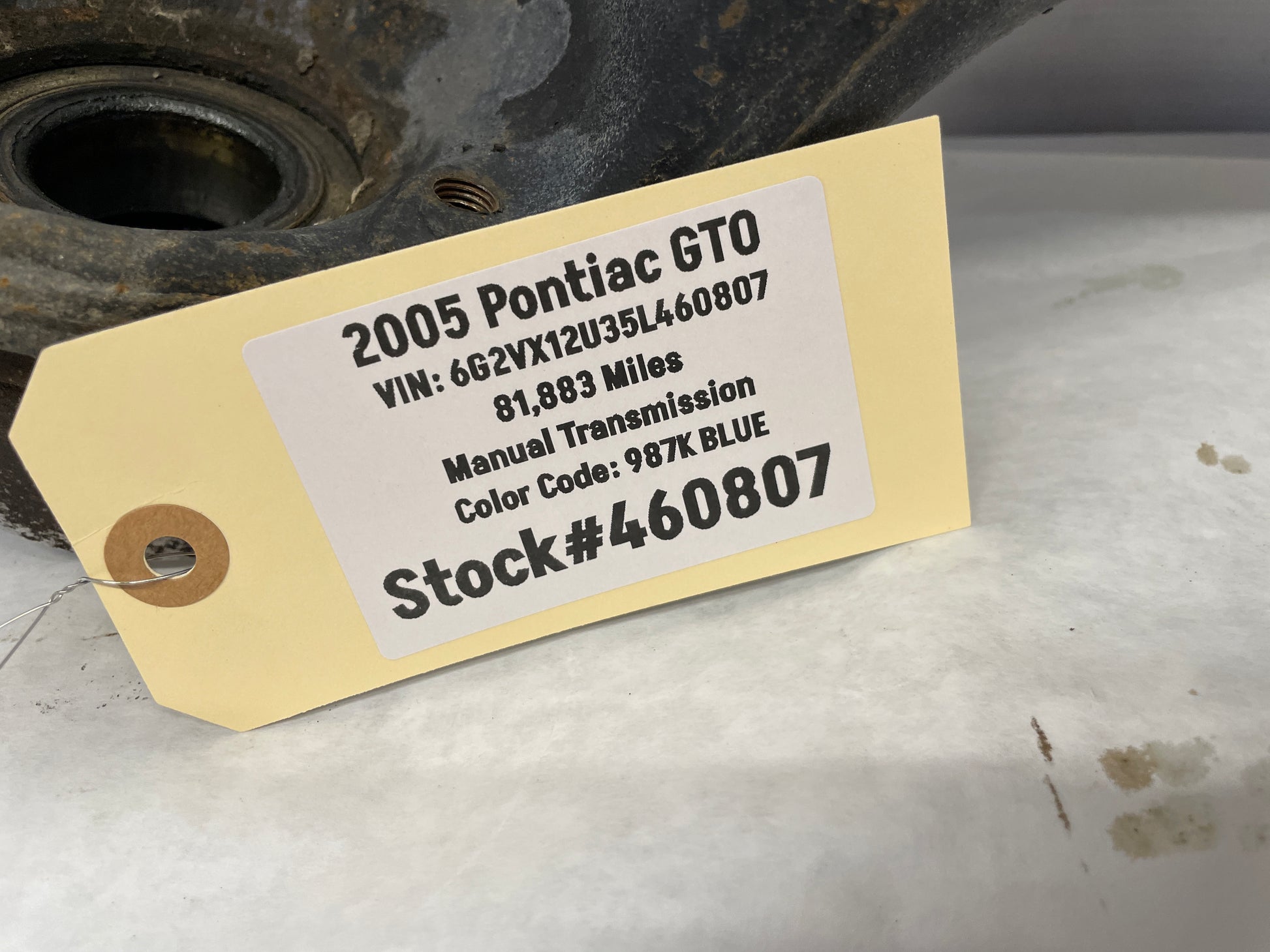 2005 Pontiac GTO RH Passenger Rear Suspension Trailing Control Arm OEM - Day's Parts Yard
