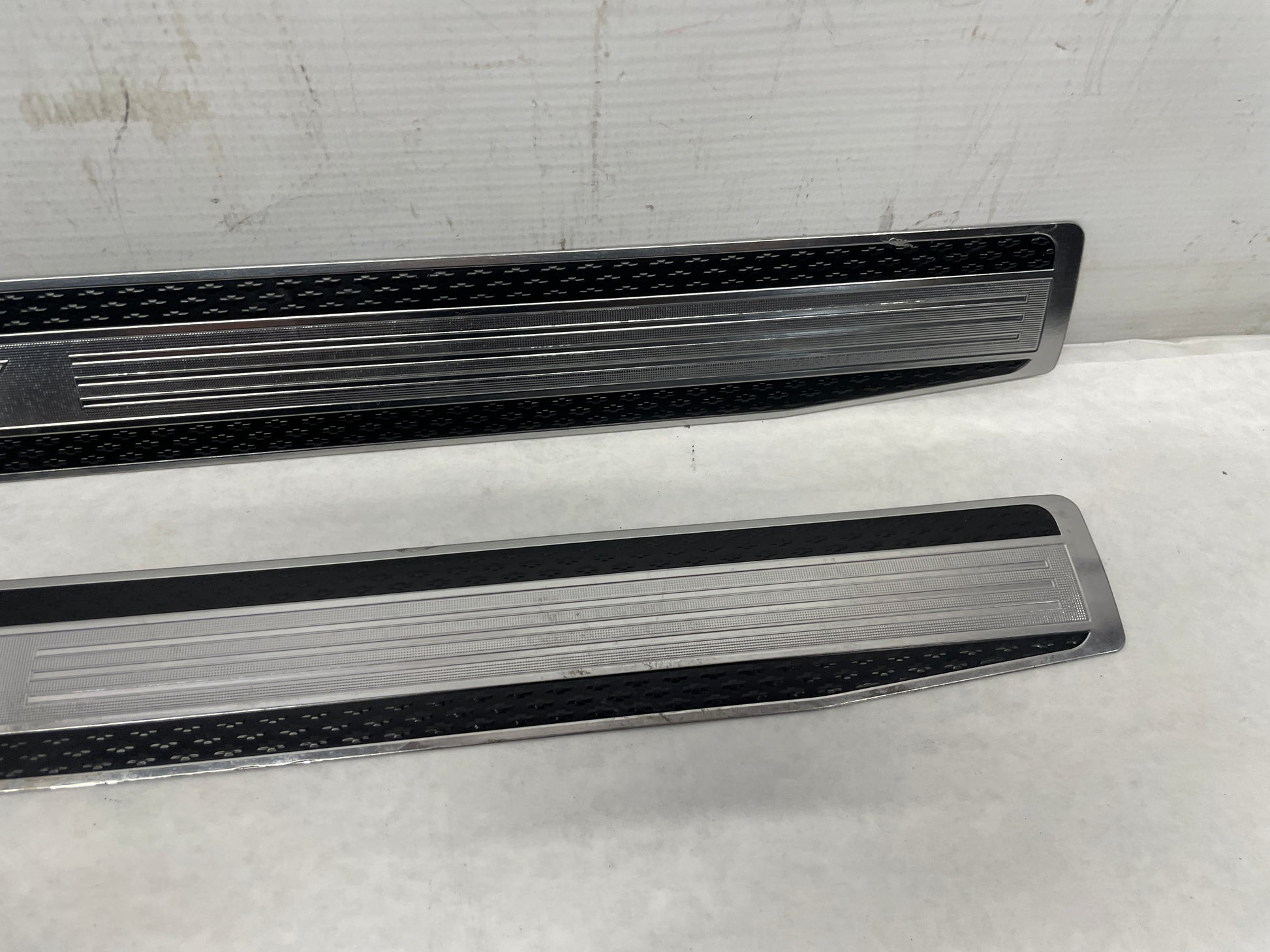 2013 Chevy Camaro ZL1 RH & LH Door Sill Scuff Plate Insert Strips OEM - Day's Parts Yard