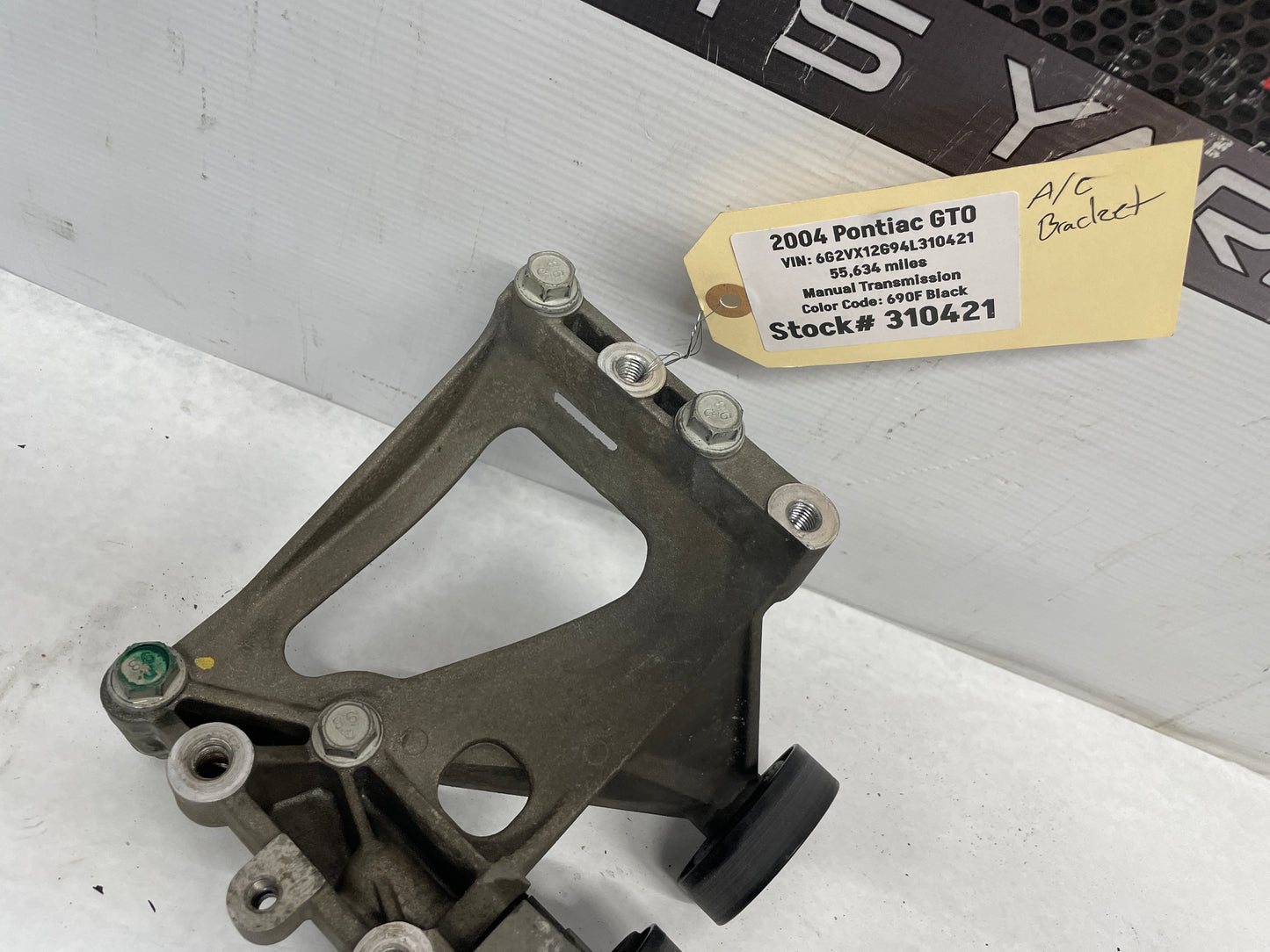 2004 Pontiac GTO AC A/C Air Conditioner Compressor Bracket Mount OEM - Day's Parts Yard
