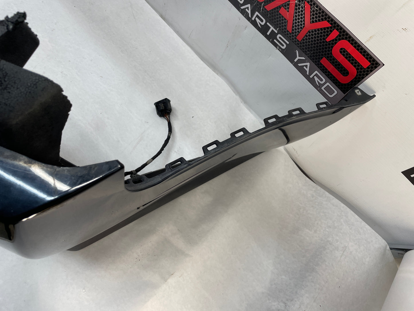 2010 Cadillac CTS-V Sedan Complete Rear Bumper Cover Black OEM