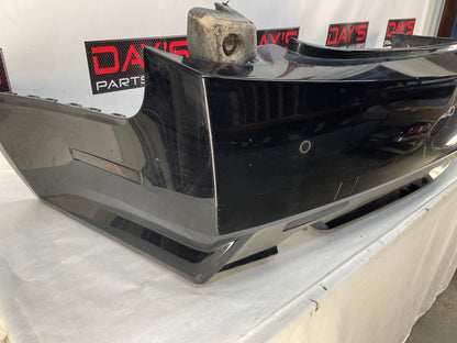 2010 Cadillac CTS-V Sedan Complete Rear Bumper Cover Black OEM