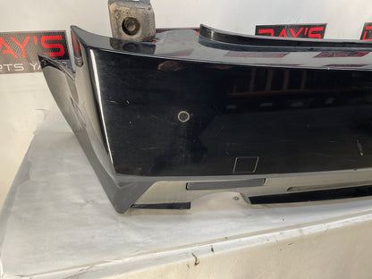 2010 Cadillac CTS-V Sedan Complete Rear Bumper Cover Black OEM